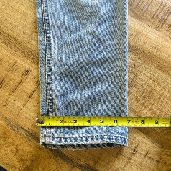 Vintage straight leg Kirkland signature soft faded blue jeans size 4/6 - Picture 15 of 15